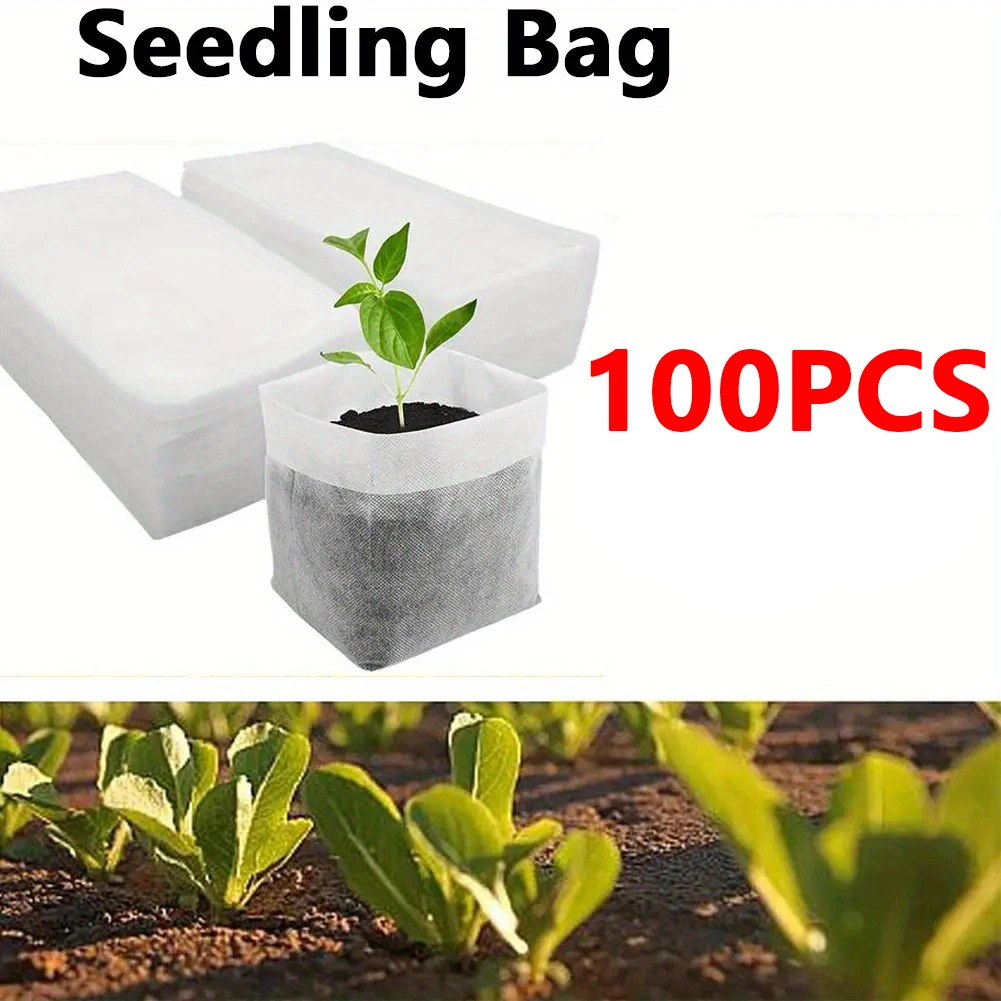 Seed Starter Tray - Sacs de pépinière de graines biodégradables,