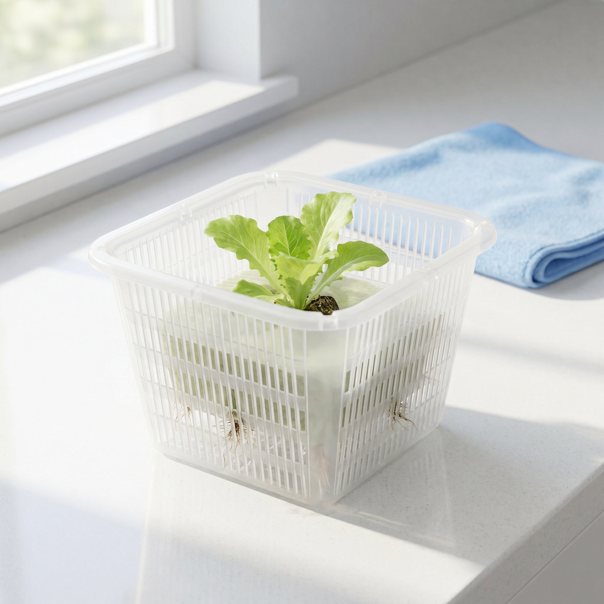 Plant Pot - 6 pots de culture hydroponique carrés