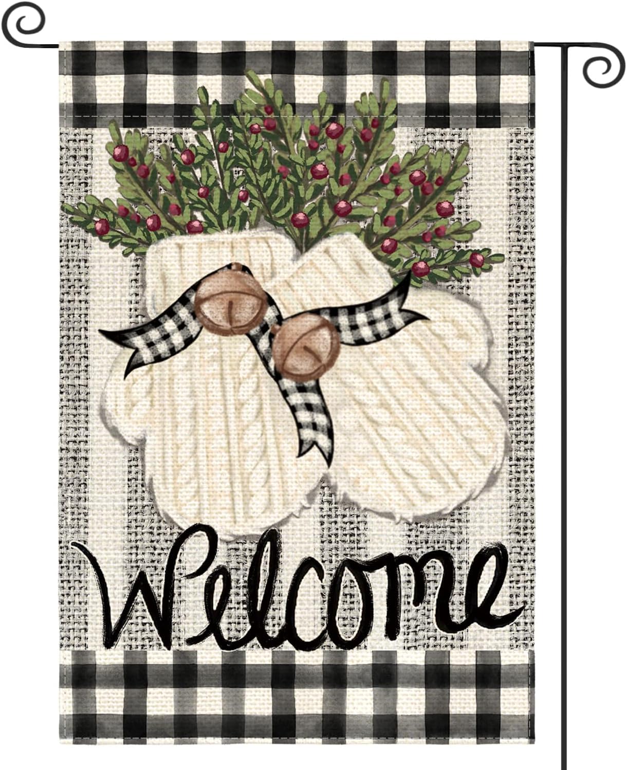 Garden Gloves - AVOIN colorlife Gants Holly Welcome Winter
