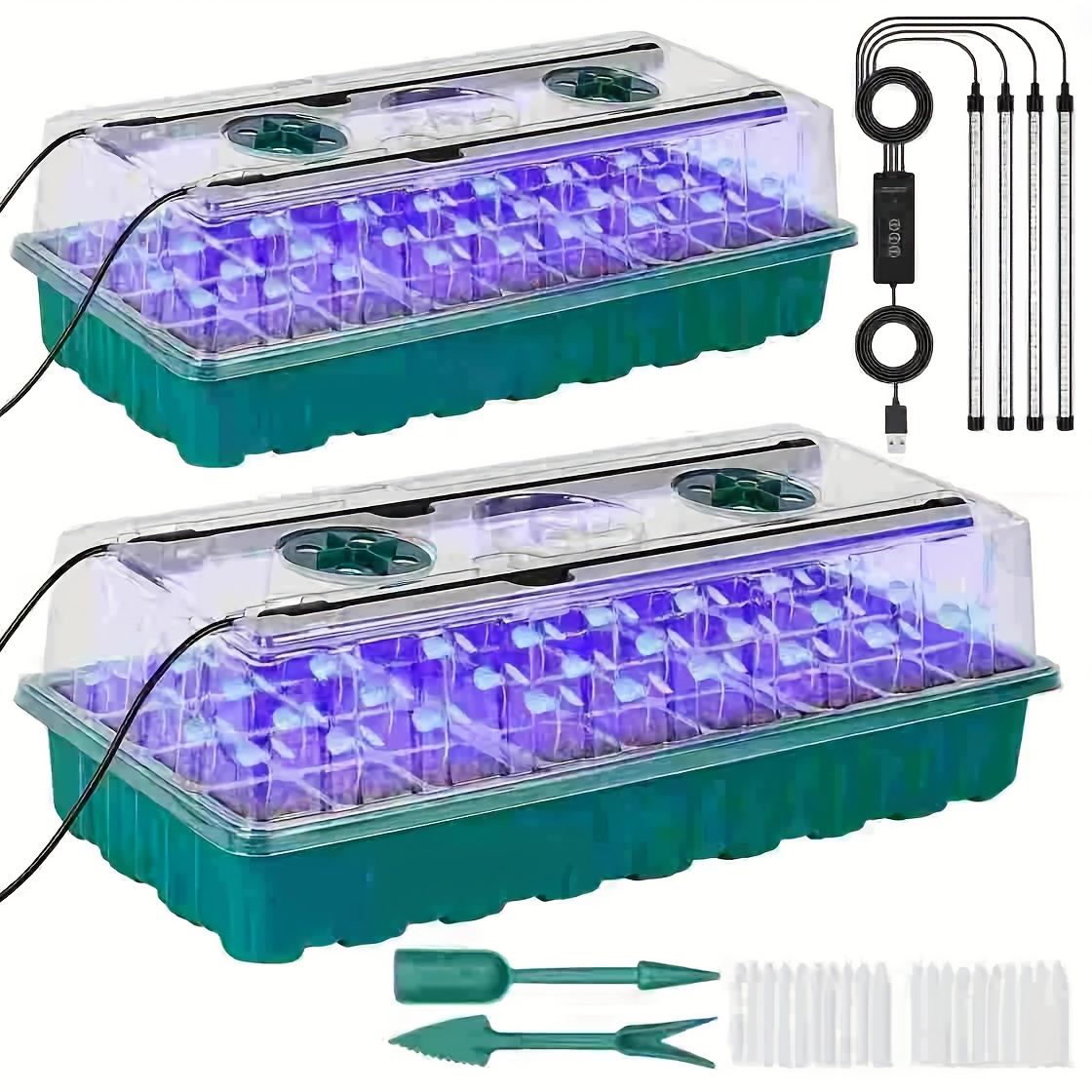 Seed Starter Tray - Plateau de semis 72 cellules avec