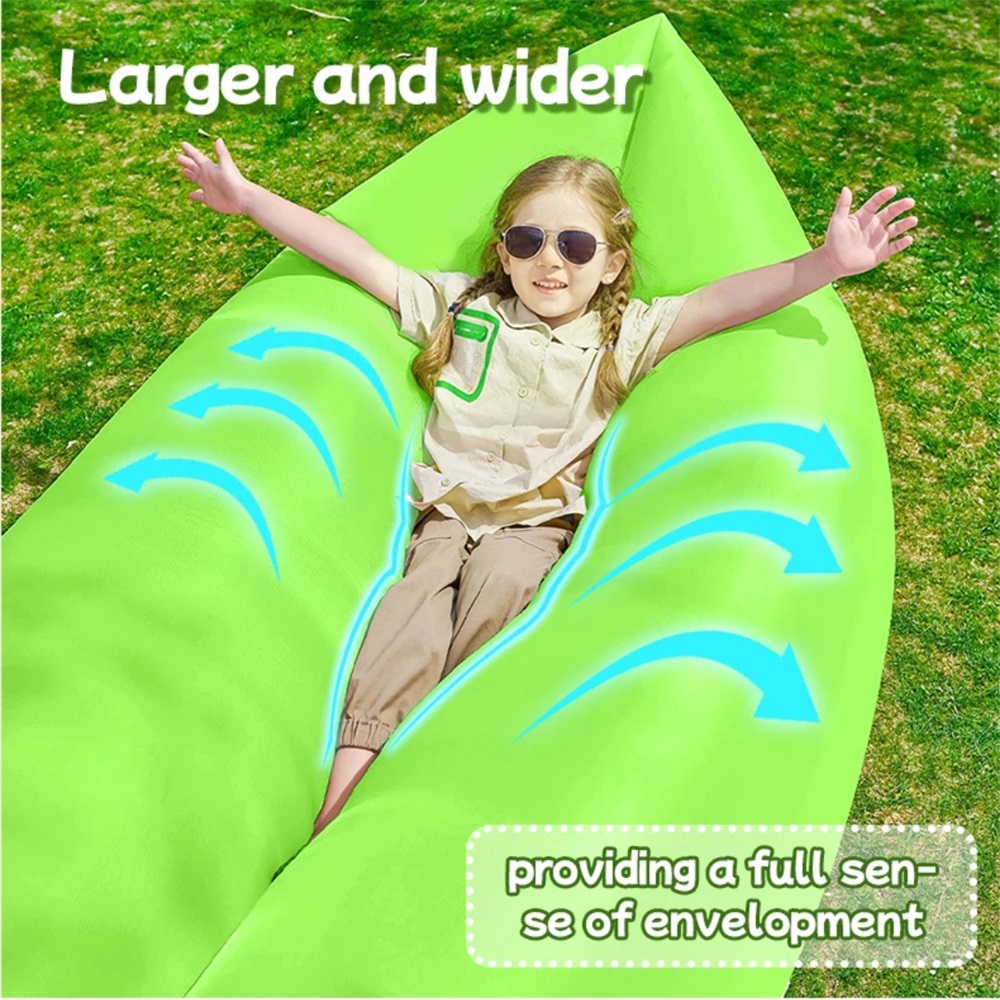 Grow Bag - Canapé gonflable portable, imperméable, gonflage rapide,