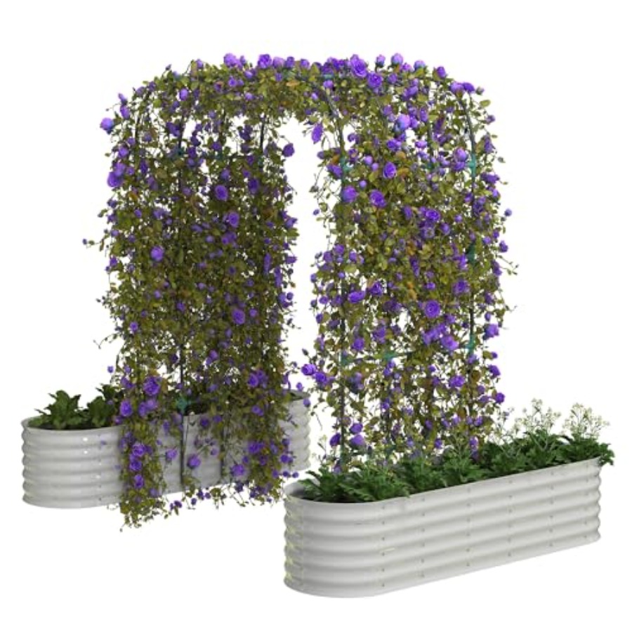 Raised Garden Bed - Jardinière surélevée galvanisée de 96 cm