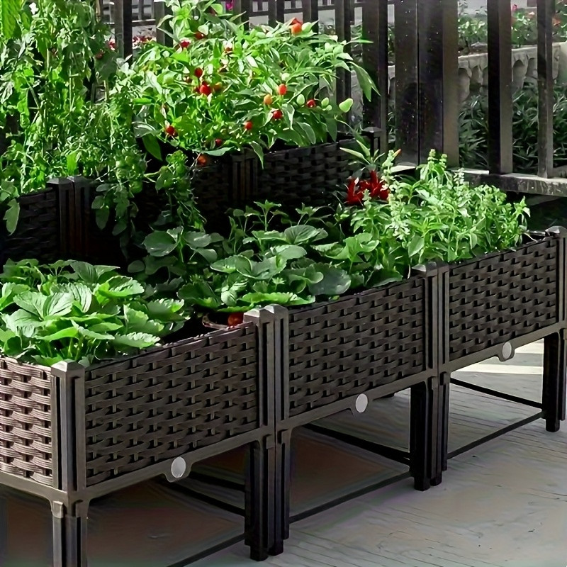 Raised Garden Bed - Jardinière surélevée pour jardin, bac à