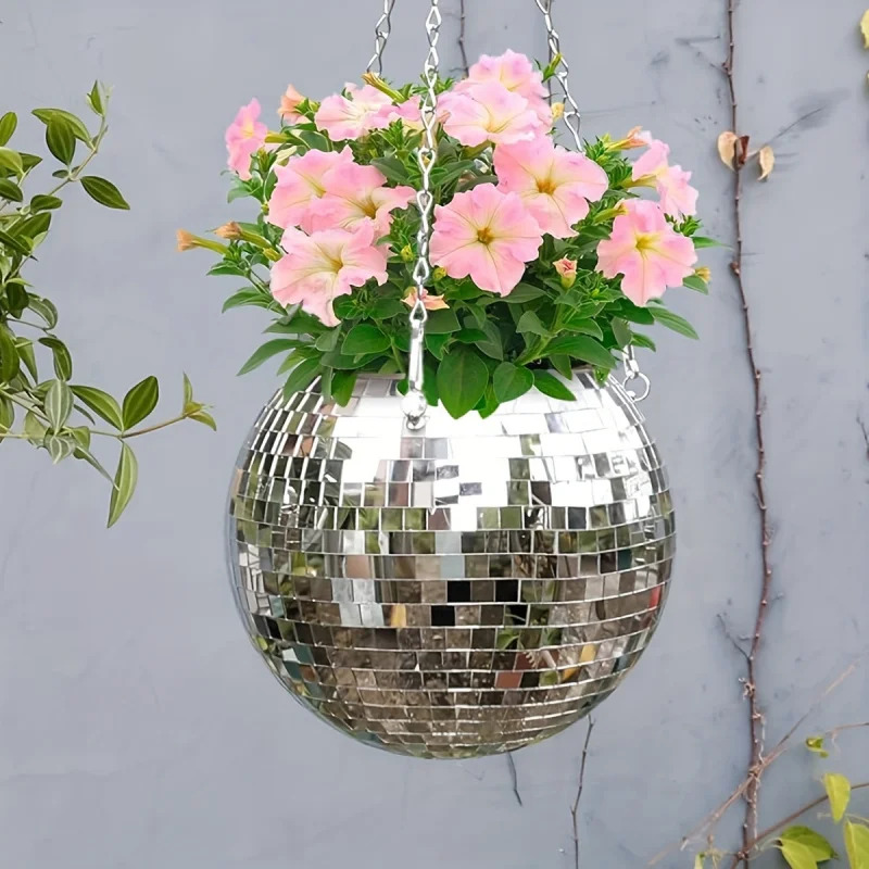 Jardinière à boules de miroir  - Self Watering Planter avis et prix