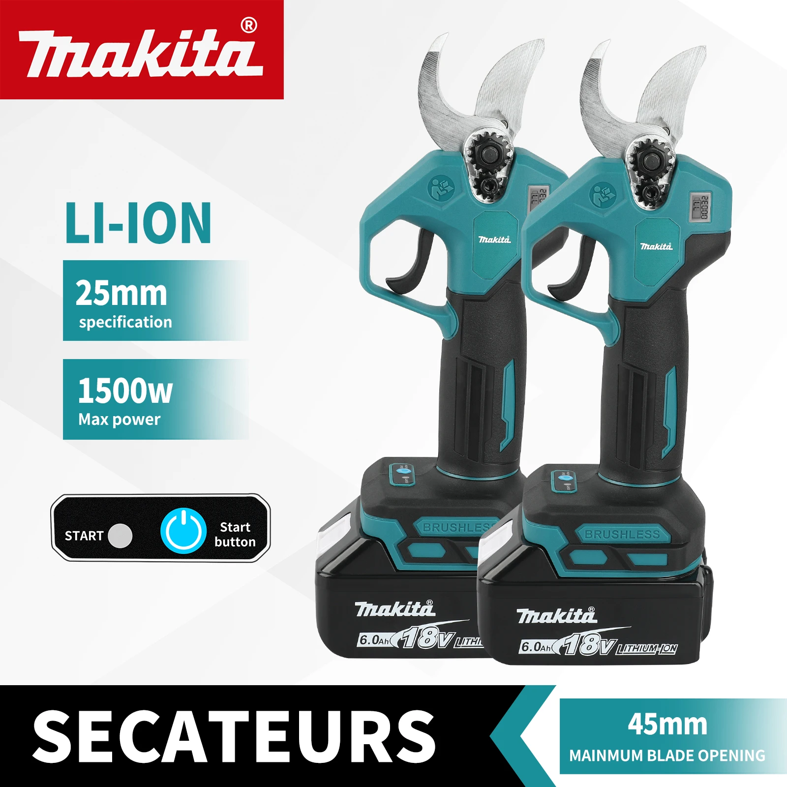 Cisailles de taille électrique - Pruning Shears avis et prix