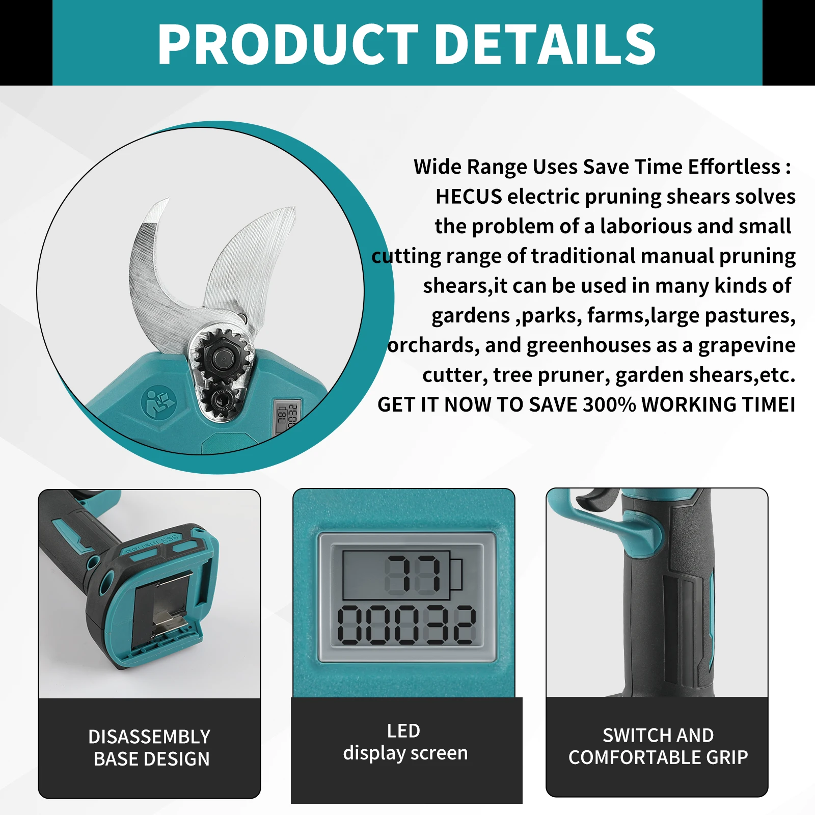 Cisailles de taille électrique - Pruning Shears avis et prix