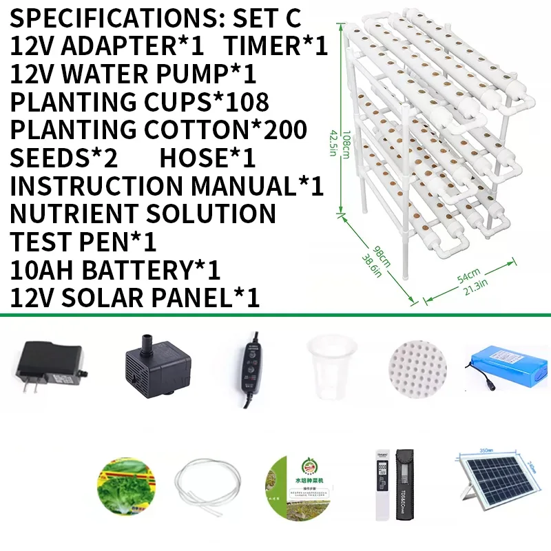 Kit de système de culture hors - Hydroponic Kit avis et prix