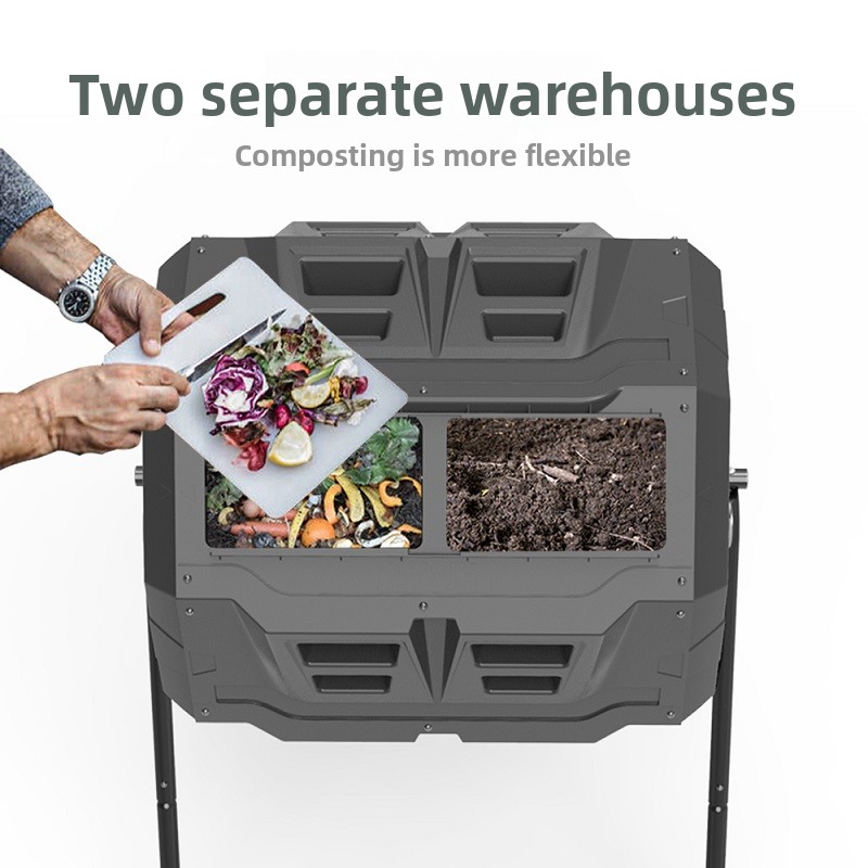 Composteur rotatif pour feuill - Compost Bin avis et prix