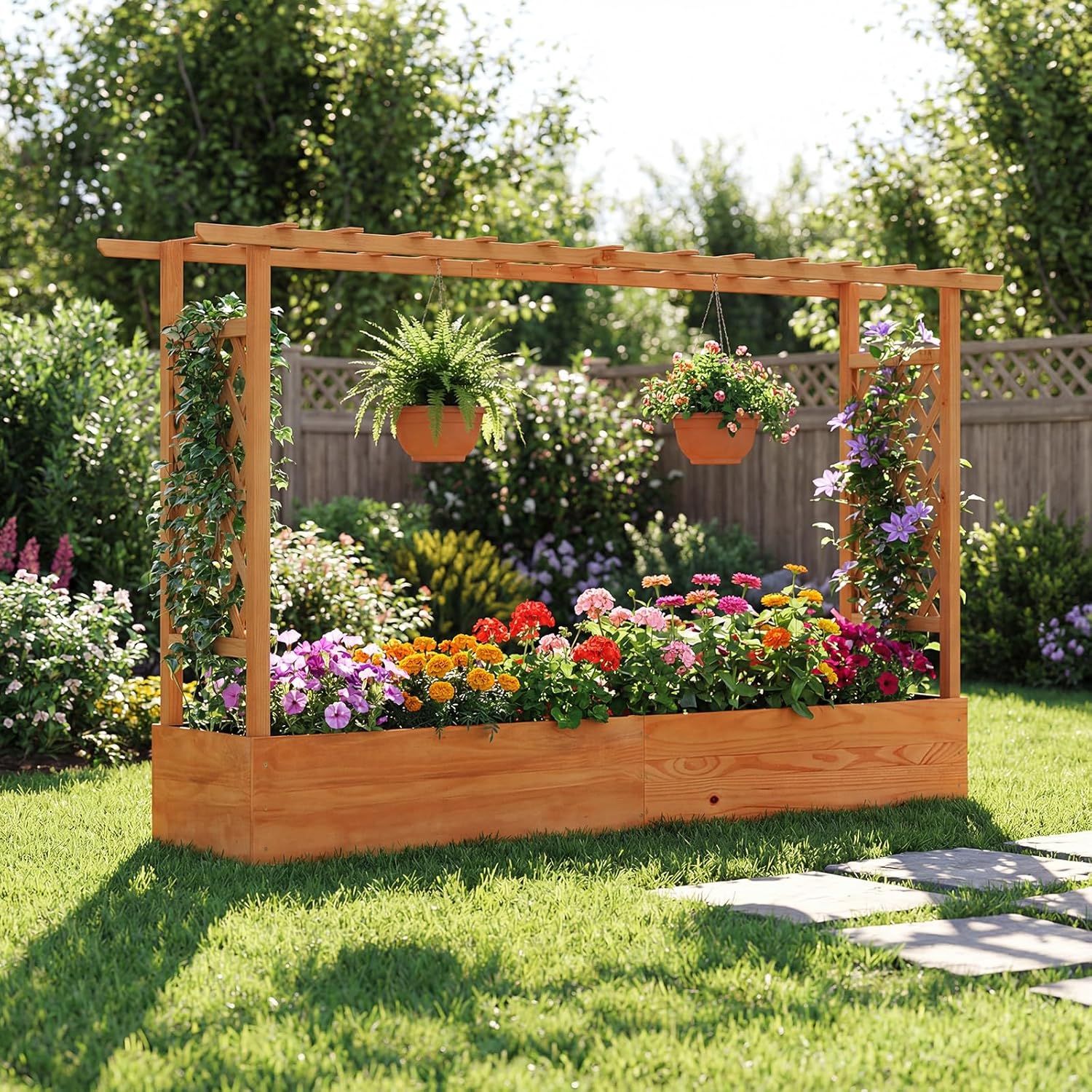 Bac à fleurs surélevé pour pat - Raised Garden Bed avis et prix
